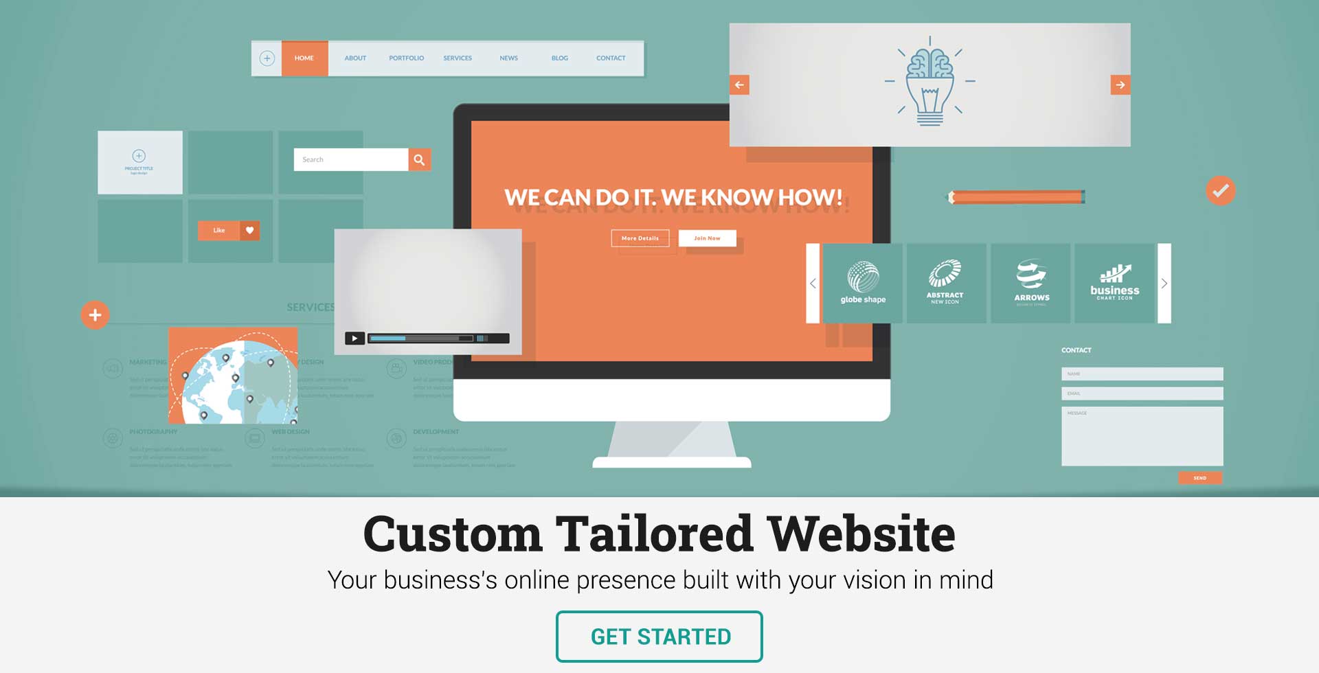 Custom Tailored Website
